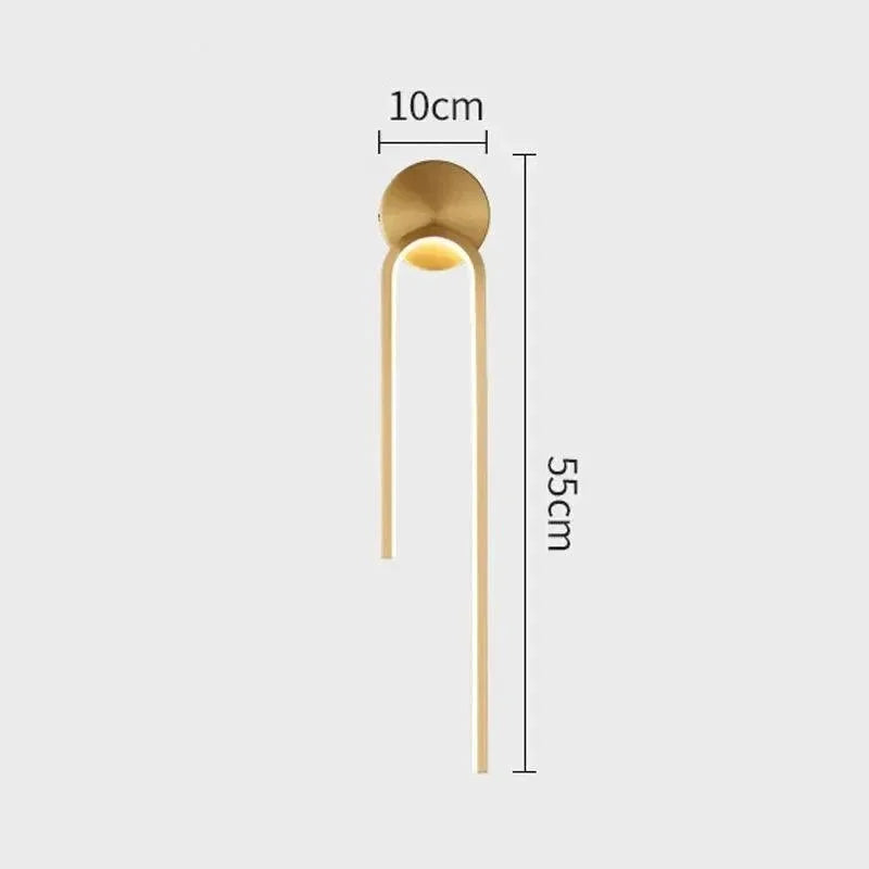 Luminária de Parede Led Design Moderno para Decoração e Iluminação Lavielle