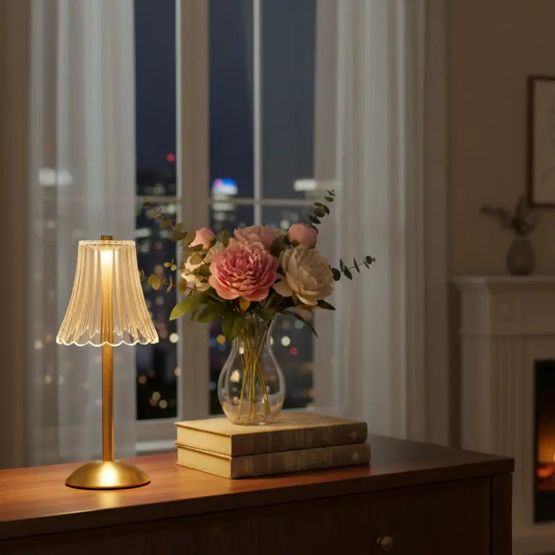 Luminária de Mesa Sem Fio Abajur Elegance