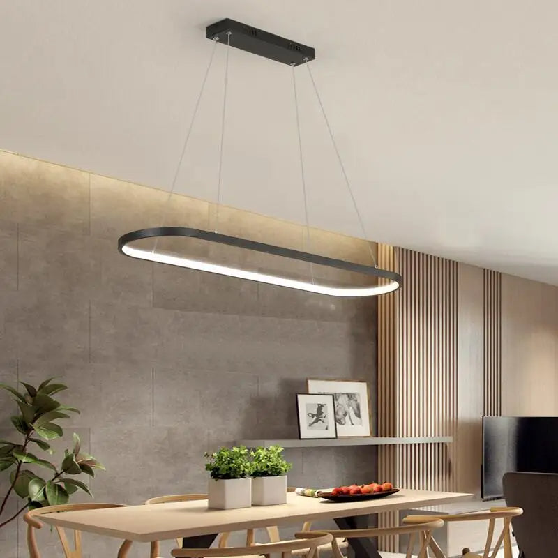 Lustre Pendente Moderno Vallbona com Controle Remoto