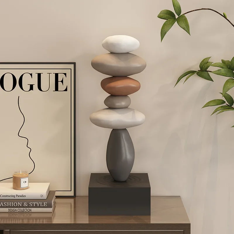 Miniaturas Decorativas em Resina para Escritório e Sala Estilo Moderno Lavielle