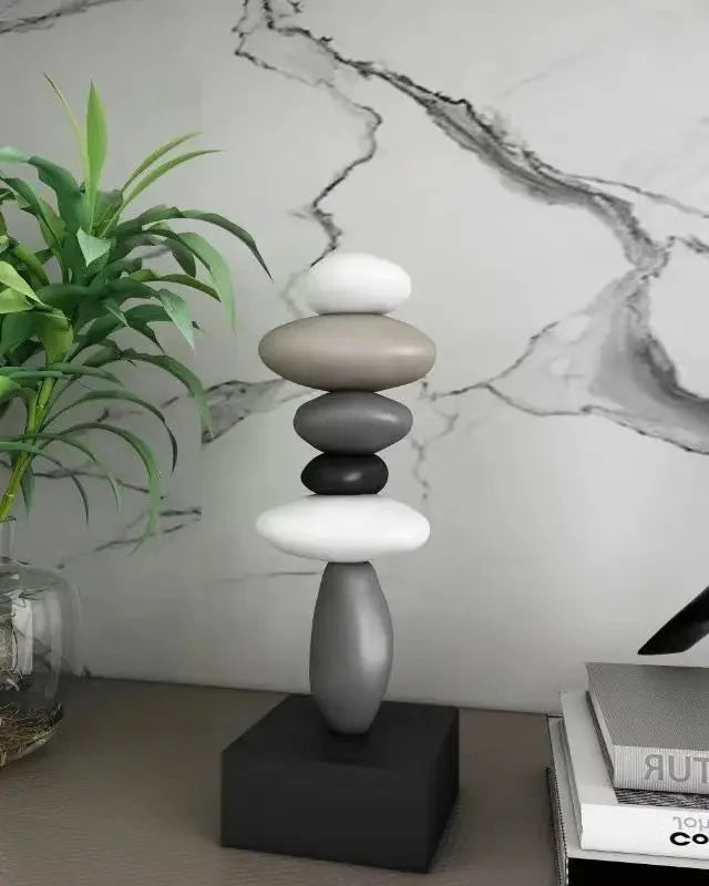 Miniaturas Decorativas em Resina para Escritório e Sala Estilo Moderno Lavielle