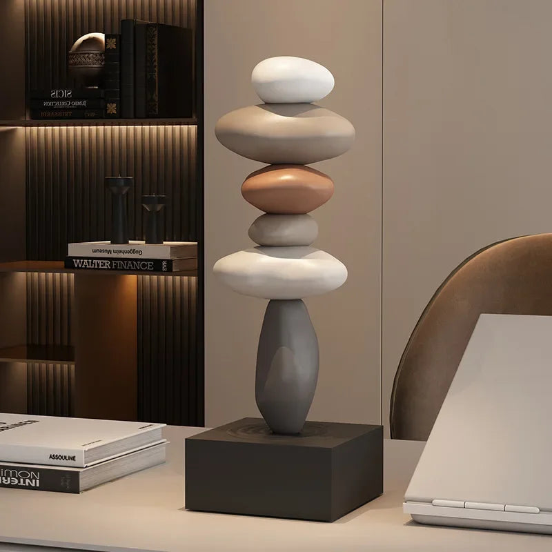 Miniaturas Decorativas em Resina para Escritório e Sala Estilo Moderno Lavielle