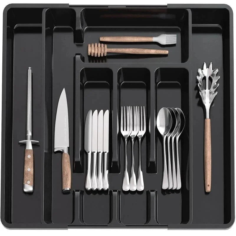 Organizador de Gaveta de Cozinha Expansível para Talheres e Utensílios Lavielle