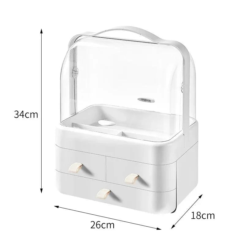 Organizador de Maquiagem e Joias Impermeável Multicolor para Mesa Lavielle