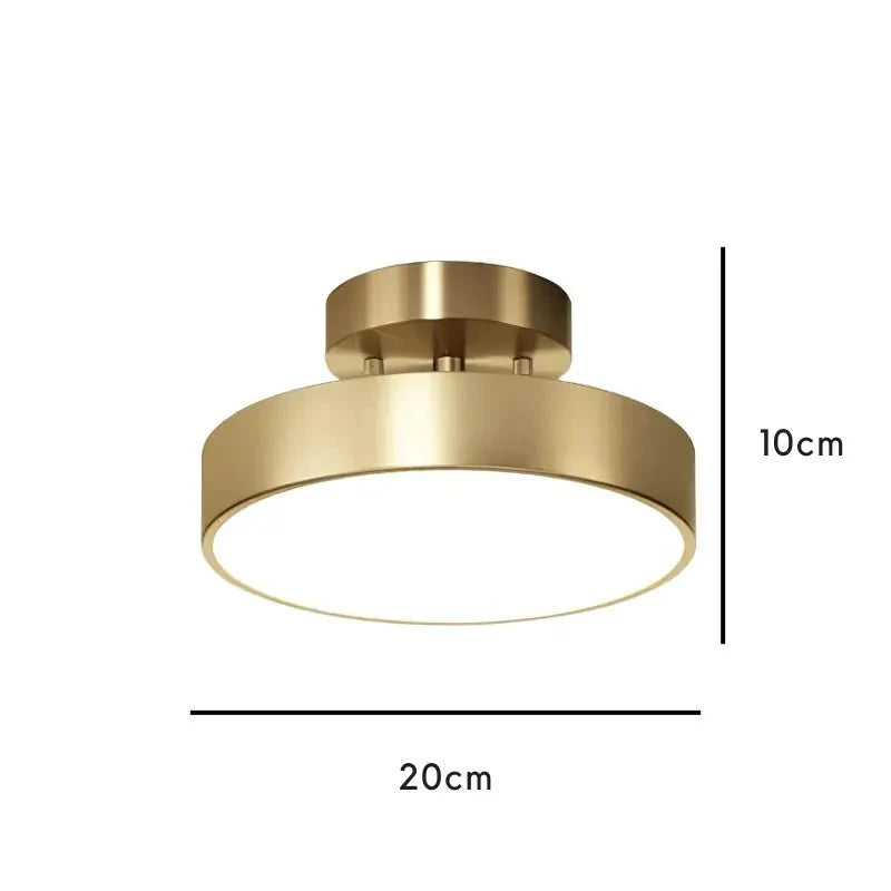 Luminária de Teto LED Redonda Com Ajuste Direcional
