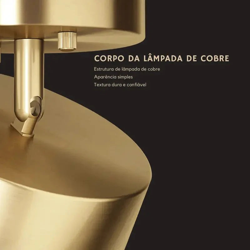 Luminária de Teto LED Redonda Com Ajuste Direcional