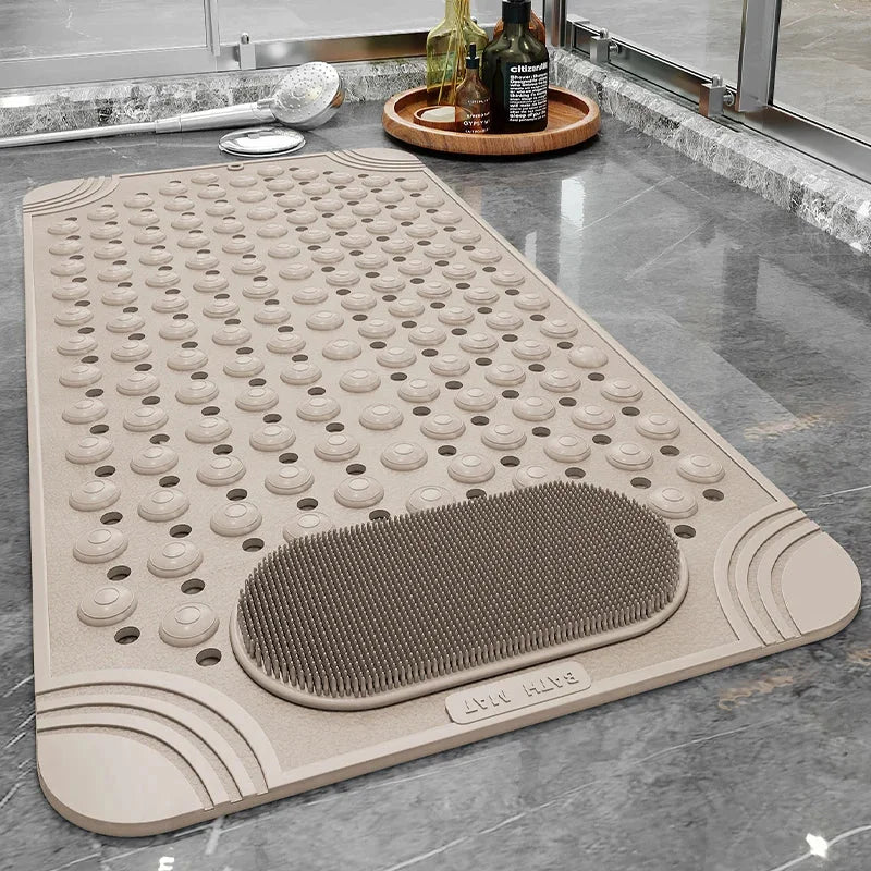 Tapete Antiderrapante com Massagem e Textura Soft para Banheiro Lavielle