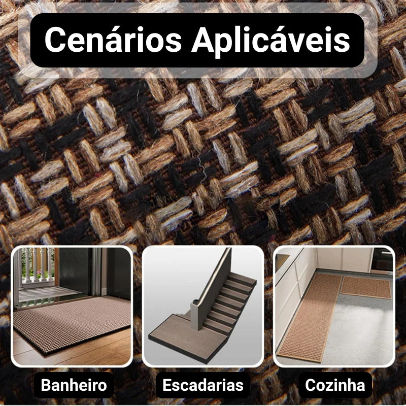 Tapete Antiderrapante Lavável com Padrão Geométrico para Cozinha Lavielle