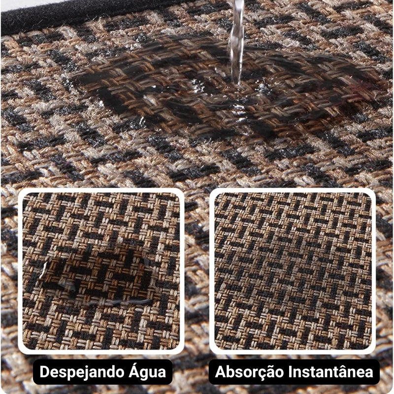 Tapete Antiderrapante Lavável com Padrão Geométrico para Cozinha Lavielle