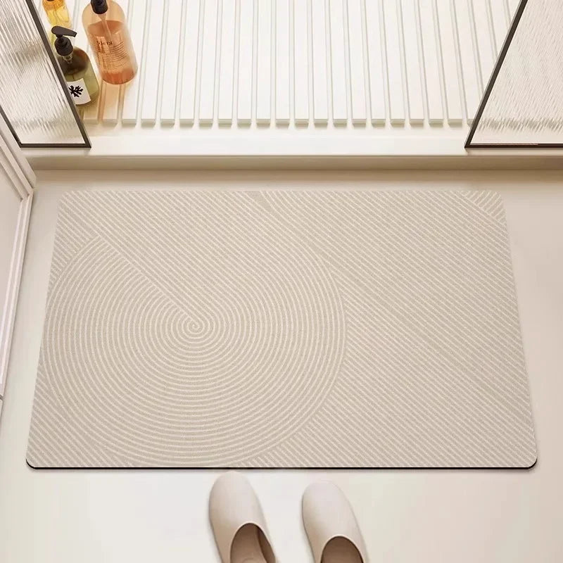 Tapete de Banheiro Minimalista Antiderrapante com Secagem Rápida Lavielle
