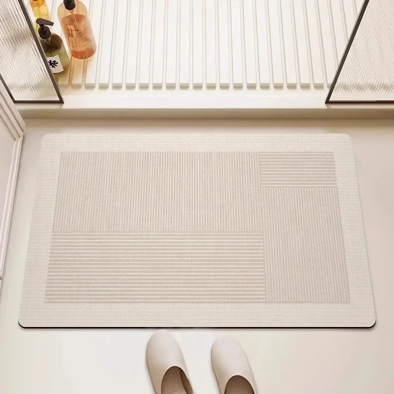 Tapete de Banheiro Minimalista Antiderrapante com Secagem Rápida Lavielle