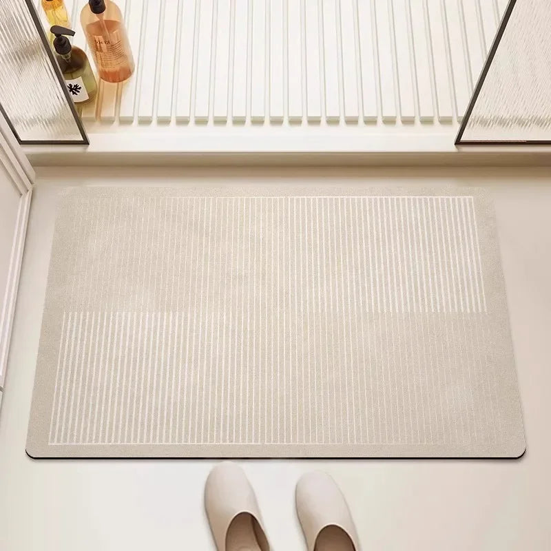 Tapete de Banheiro Minimalista Antiderrapante com Secagem Rápida Lavielle