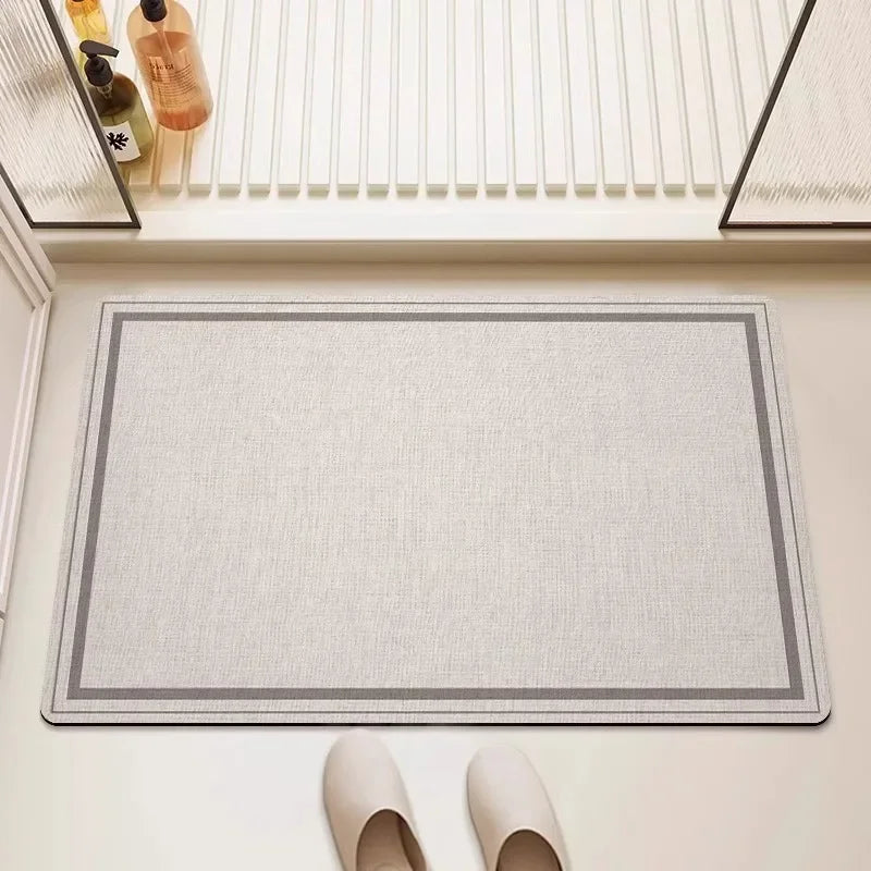 Tapete de Banheiro Minimalista Antiderrapante com Secagem Rápida Lavielle