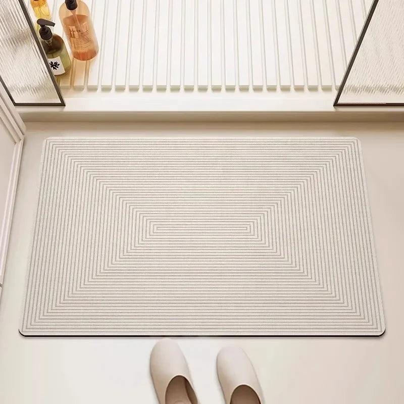 Tapete de Banheiro Minimalista Antiderrapante com Secagem Rápida Lavielle