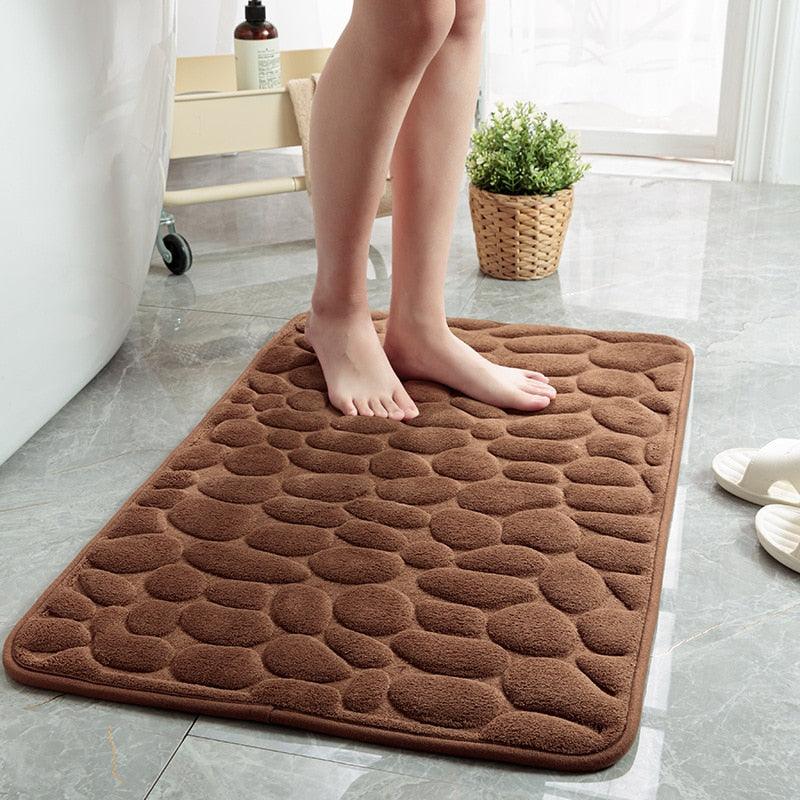 Tapete Para Banheiro Antiderrapante Absorvente e Macio 60x40cm